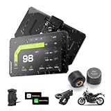 R7X 7" Motorrad Navi Display mit TPMS Reifendruck-System – Wireless CarPlay/Android Auto, Quick-Release, Actioncam-Steuerung, 1200 Nits 60fps, IP69K Wasserdicht Universell
