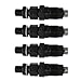 FIWARY 4pcs Diesel Fuel Injectors 16600-63G21 for Nissan Navara QD32 D22 3.2L Direct Fit Set Enhanced Spray Pattern