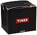 Timex Men's Expedition Scout 40mm Watch – Black Case Black Dial with Brown Leather Strap