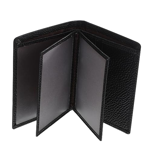 NUOBESTY Driver License Holder Wallet Slim Genuine Leather Multi-Cards Organizer for ID and Credit Cards Compact Design for Men Travel-Friendly