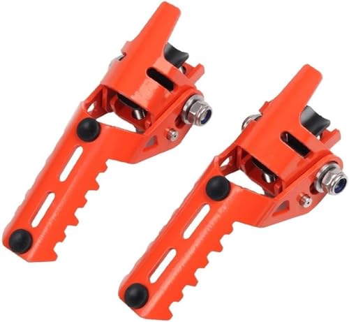Repose-pieds pour CRF1000L avec grip antidérapant couleur orange
