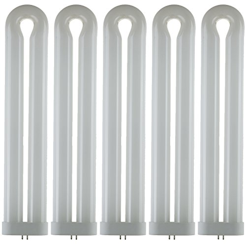 80% Off Discount SUNLITE 40489-SU FUL50T10 Fluorescent Black Light Bulbs, 50 Watts, GX10q 4-Pin Base, UV Light, 368nm Color Wavelength, 5,000 Hour Life Span, 5 Pack