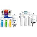 EXPRESS WATER UV Reverse Osmosis Water Filtration System & APEC Water Systems ROES-50 Essence Series Top Tier 5-Stage WQA Certified Ultra Safe