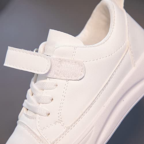 Girls Boys PU Leather Casual Sneakers Kids Tennis School Casual Walking Rubber Sole Non Slip Flat Shoes for Little Kid3