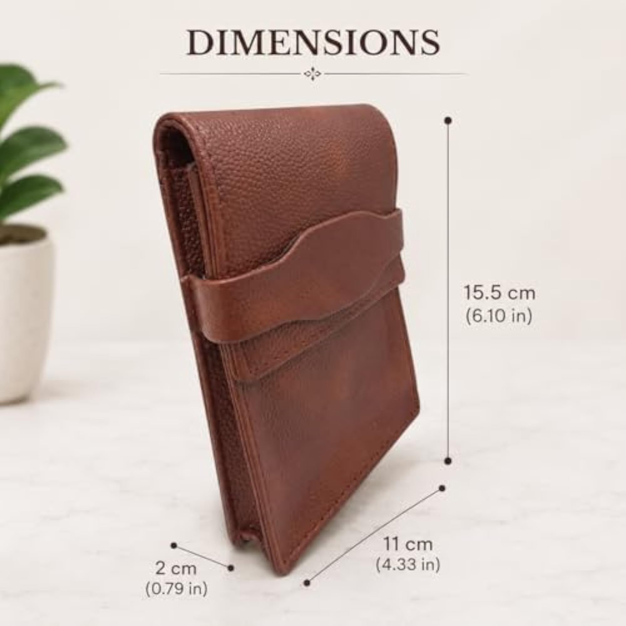 Faux Leather 5 Slots Pen Case, Pencil Pouch Holder