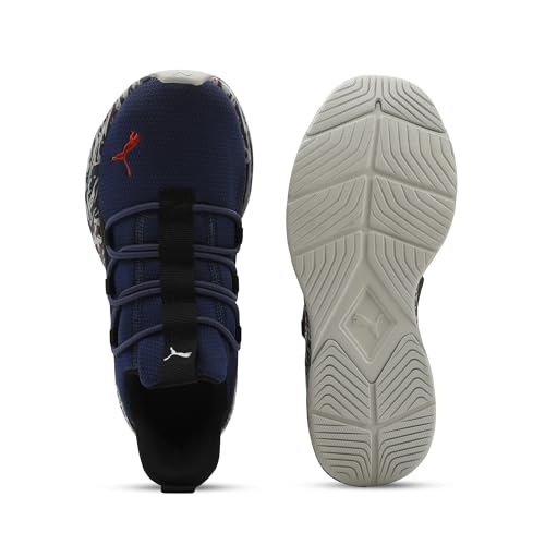 Image of PUMA Unisex-Child One4All 2.0 Slip On Shoes, Blue Jewel-Fierce Red SS26, 5.5, Big Kid