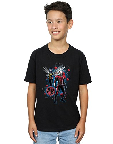 Marvel Boys Ant-Man and The Wasp Particle Pose T-Shirt Black 7-8 Years