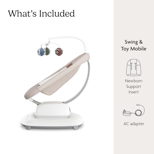 UPPAbaby Mamaroo Smart Swing with MotionSync & Newborn Insert - Charlie - image 2