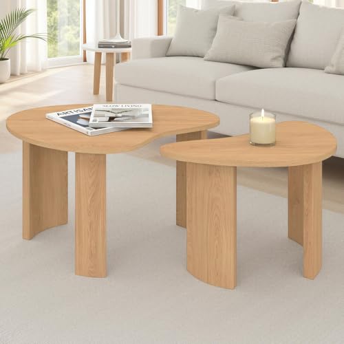 Lot de 2 tables basses gigogne - vue 2