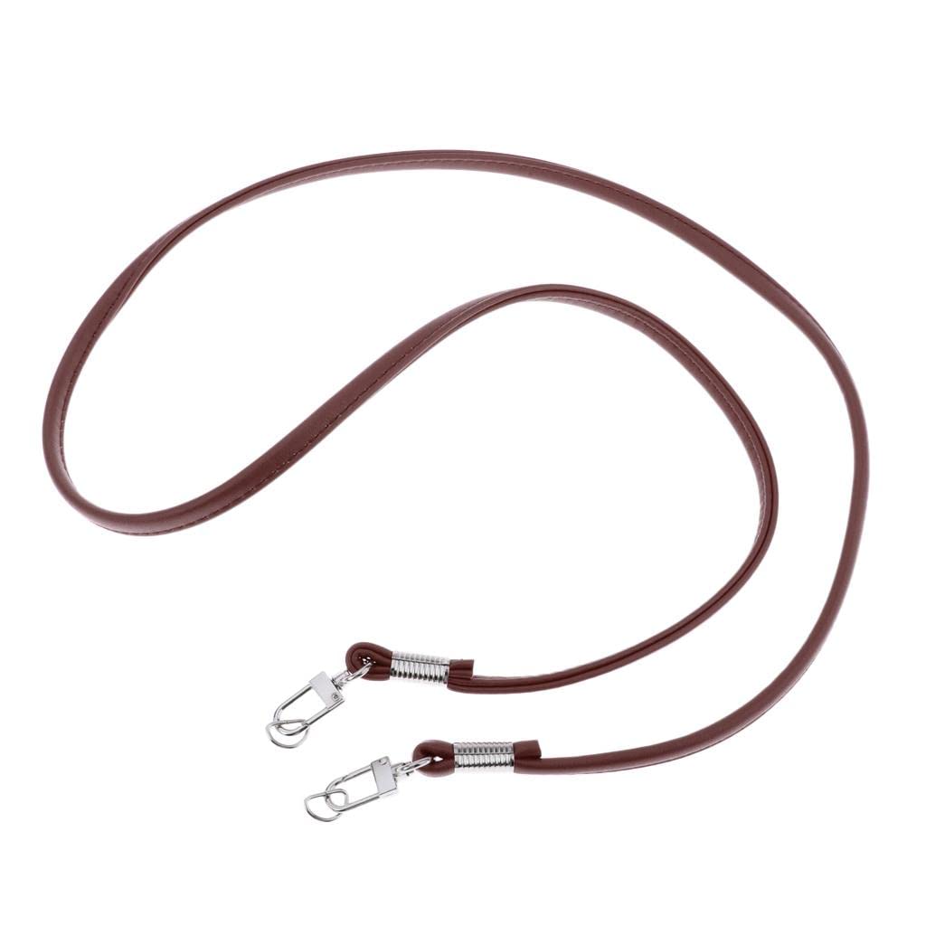 heavenglow pu leather shoulder bag strap replacement handle diy handbag purse coffee|handbag accessories
