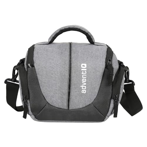 Image of Compact Captura Pro 0297 Camera Bag for DSLR & Mirrorless - Fits Nikon, Canon, Sony - Camera Bag for Travel - Shockproof Sling Case for Lens - Water-Resistant (Grey Black)