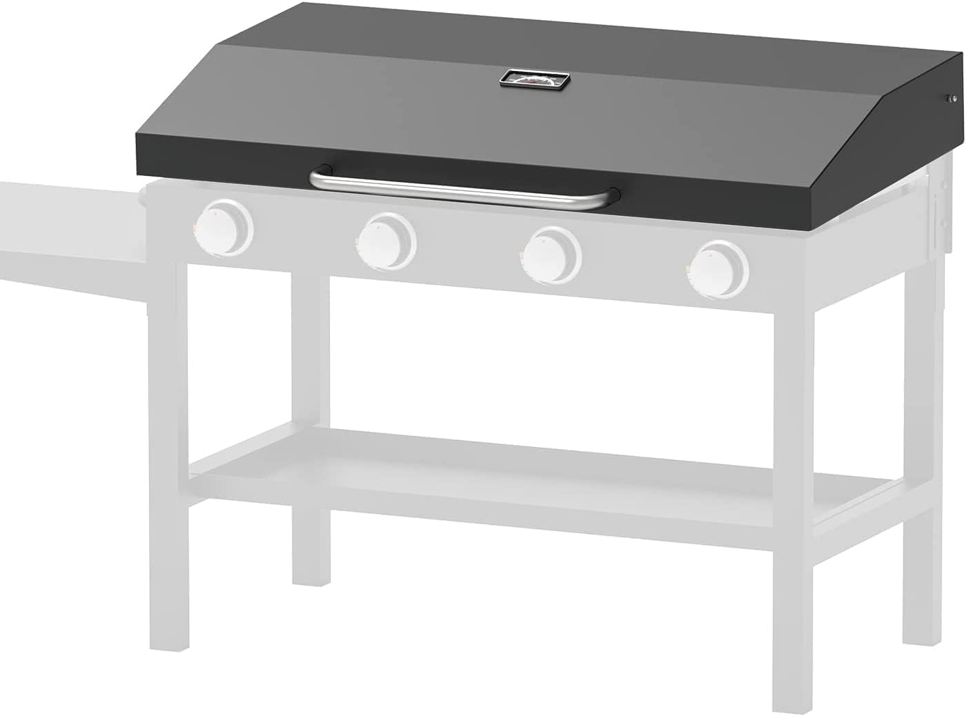 Hinged Lid for Blackstone Griddle 36 Inch Hard Cover Lid for Blackstone 36" 1554 1825 1836 2149 1984 1565 2151 1863 1866 2122 2177 1841 Grill Cover Hinged Lid 36-Inch Griddle Top Hood with Handle