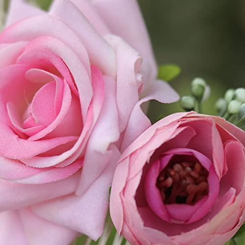 Fangsen Wedding Rose Flower Hair Comb Floral Hair Clip Flamenco Dancer #TOP4