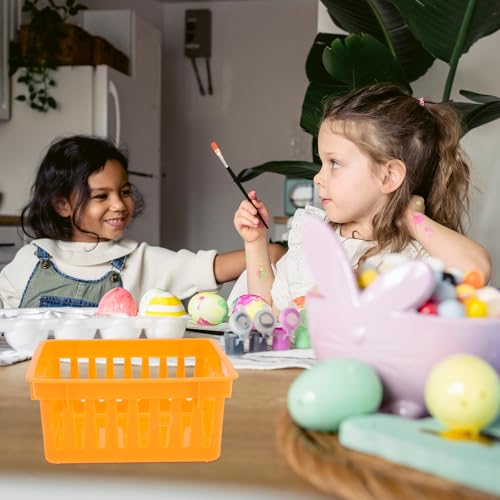 Rangement bureau efficace contre le désordre avec 24 paniers plastique polyvalents