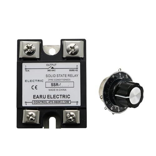Relais statique monobloc SSR haute puissance 150A avec potentiomètre de précision