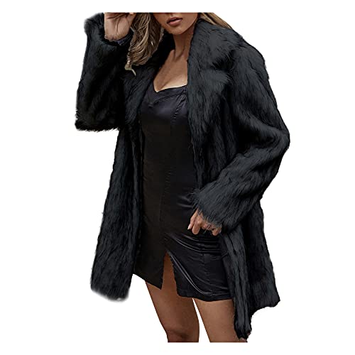 Veste hiver femme en herbe artificielle avec doublure polaire