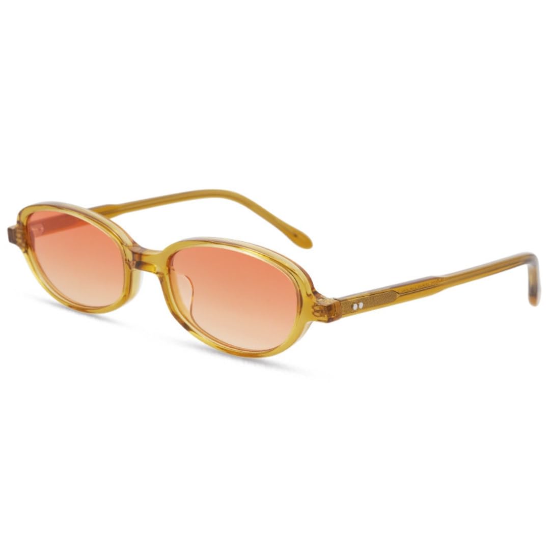 Realizzato a mano, piccolo ovale in acetato, alla moda, per esterni, protezione UV400