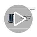Image of SOLARA Premium Electric Kettle Xtra Large, 1500 Watts, 1.8L 304 Food Grade 100% Stainless Steel BPA-Free Cool Touch Tea Kettle with Overheating Protection, Cordless with Auto Shut-Off | Red
