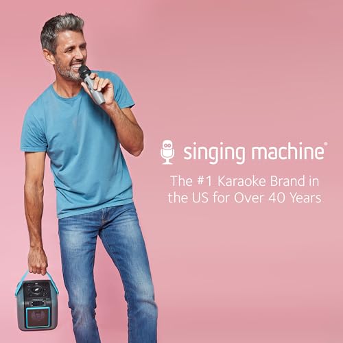 image for Singing Machine Karaoke System for Adults & Kids with Wireless Microph