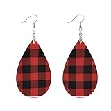 【Hochwertiges Material】Diese Ohrringe sind aus hochwertigem, umweltfreundlichem MDF, das sehr leicht und bequem ist. Die Ohrhaken sind aus Kupfer-Kreuz-Silber-Material, mit Galvanik-Technologie, um Allergien zu reduzieren und sicher zu tragen. Darüber hinaus ist der Fischhaken für einfaches Tragen und nicht leicht zu fallen, geeignet für die meisten Menschen.