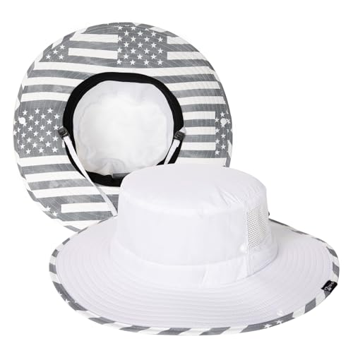TOP-EX UVCoolix™ Bucket Hat for Men, Cooling Sun Hat, Wide