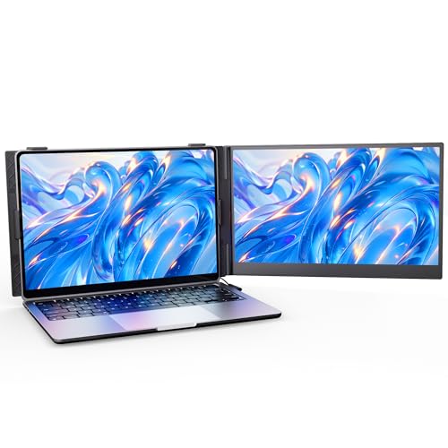 Image of Laptop Screen Extender Monitor 14 Inch Portable Dual Screen 1080P USB-C Extended Monitor Display for Laptops Compatible with Windows Mac