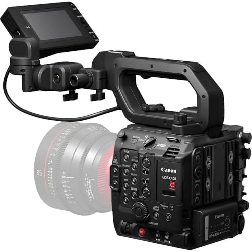Image of Canon EOS C400 6K Full Frame Cinema Camera with RF Mount, Triple Base ISO, Internal Cinema RAW Light, Compact Design (6388C002) + Canon RF 24-105mm f /2.8 L is USM Z Lens + 128GB Card