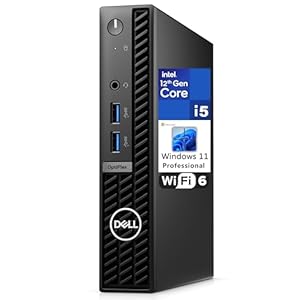 Dell OptiPlex 7000 7010 MFF 1.2L Micro Form Factor Business Desktop Computer, Intel Hexa-Core i5-12500T (Beat i7-11700T), 16GB DDR4 RAM, 1TB PCIe SSD, WiFi 6, Bluetooth, Windows 11 Pro