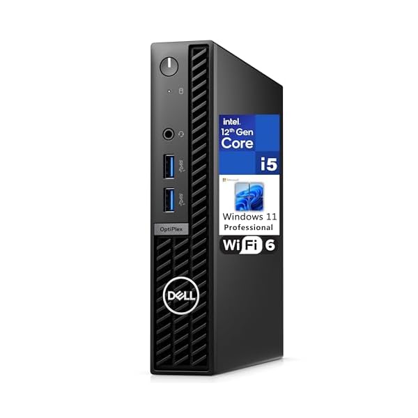Dell OptiPlex 7000 7010 MFF 1.2L Micro Form Factor Business Desktop Computer, Intel Hexa-Core i5-12500T (Beat i7-11700T), 16GB DDR4 RAM, 1TB PCIe SSD, WiFi 6, Bluetooth, Windows 11 Pro