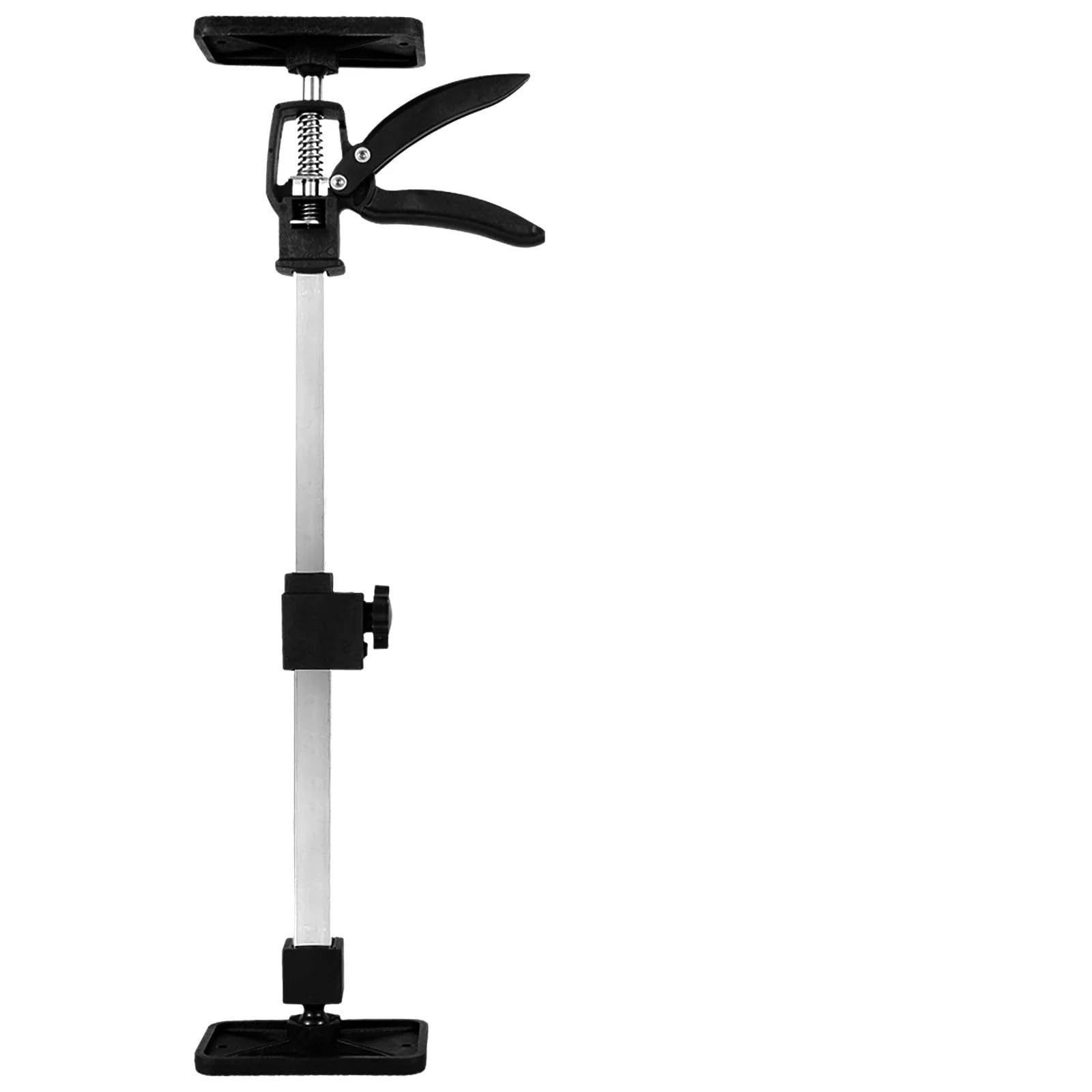 Giyxhu Black Stainless Steel Telescopic Support Pole Adjustable Third Hand Woodworking Installation Lifting Tool For Door For Cabinet