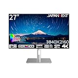 【Amazon.co.jp限定】JAPANNEXT 27インチ モニター 4K UHD 3840x2160解像度 IPS BLACK ディスプレイ (KVM/HDMI/DisplayPort/スピーカー内蔵/高さ調節/回転(ピボット)機能/ブルーライトカット) JN-iB4FL272U-C6-H