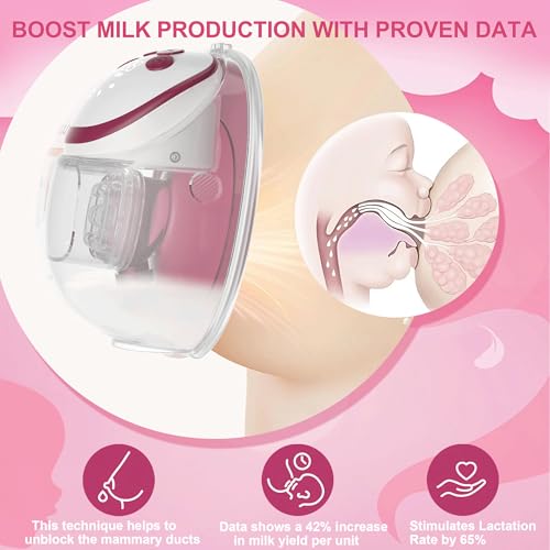 Extractor de leche eléctrico manos libres 2 unidades miniatura 3