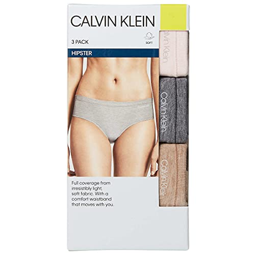 Image of Calvin Klein Womens 3 Pack Stretch Hipster