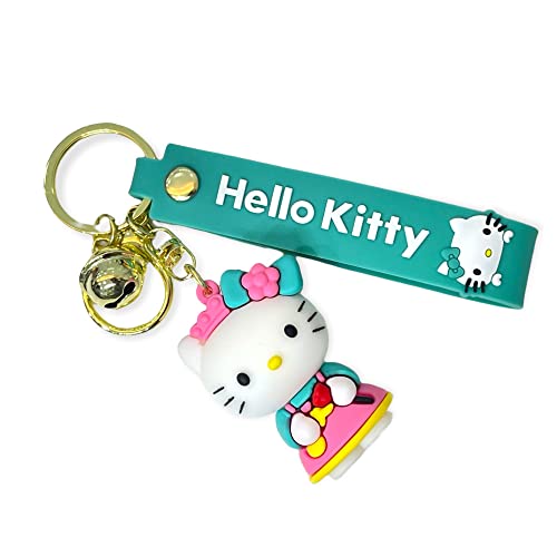 Image of AUGEN Hello Kitty 2 Action Figure Keychain Limited Edition for Car, Decoration, Cake, Office Desk & Study Table (Pack of 1)