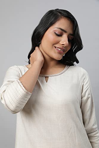 Image of Aurelia Women's Viscose Straight Fit Straight Kurta
