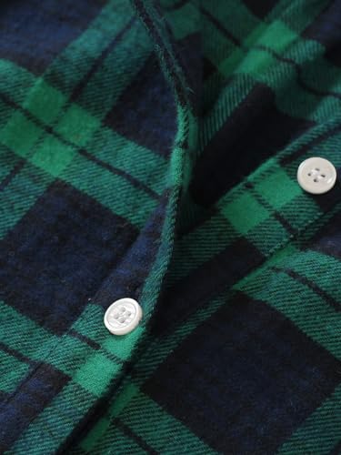 Latuza Women's Long Flannel Nightgown Long Sleeve Floor Length3