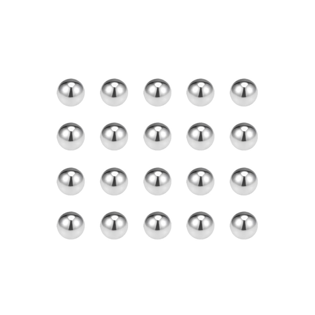 #US 4.5mm Bearing Balls 304 Stainless Steel G100 Precision Balls 50pcs