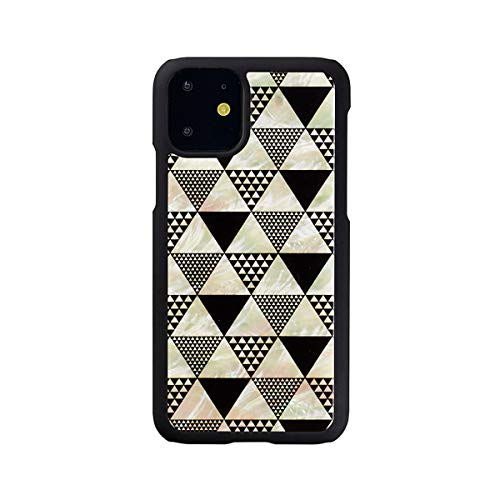 ikins iPhone 11 天然貝ケース Pyramid(アイキンス ピラミッド)6.1インチ アイフォン 背面 カバー【日本正規代理店品】 I16882i61R
