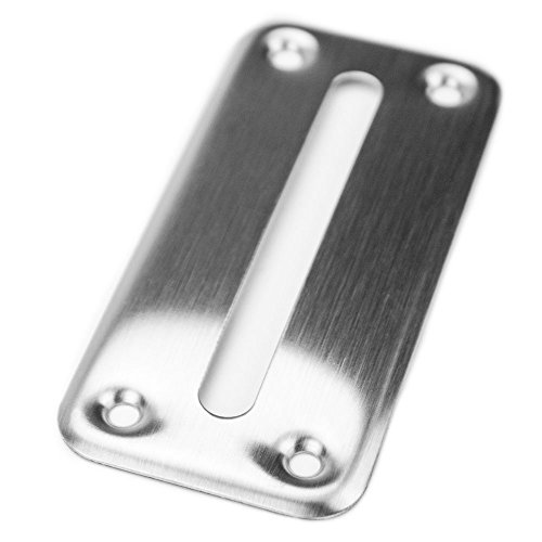 Fente à billets encastrable fente de boîte aux lettres inox pour tirelire