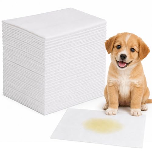 Image of RAINFLOW Dog Pee Pads, Puppy Training Pads 50 PCS, Disposable Absorbent