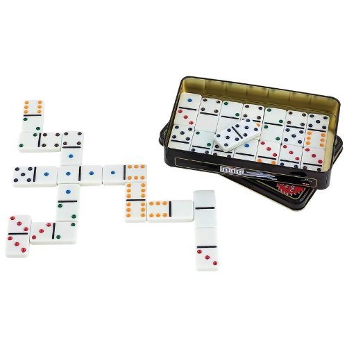 Double 6 Professional Black Dot Domino Set miniatura 2