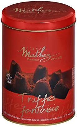 Chocolat Mathez Fine French Cocao Powdered Chocolate Truffles Fantaisie 17.6OZ 500G