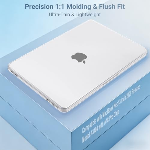 Funda protectora MacBook Neo 13 2026 A3404 carcasa dura MOSISO 6