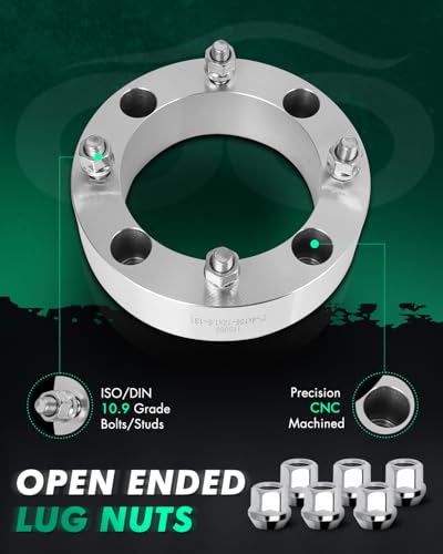 Image of SCITOO 2Pcs Wheel Spacers 2 inch 4x156 Bore 131mm Studs 12x1.5