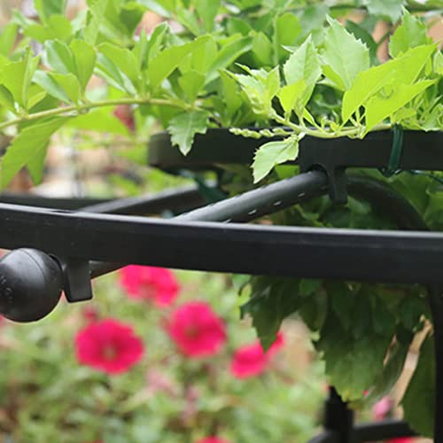 Generic 220610DJ03-5-10010-1636526131 Garden Obelisk Trellis For Climbing Plants, 82.7Inch Decorative Vertical Metal Umbrella Trellis Tower Frame Outdoor Flower Support Cage Climbing Stand Rack thumb #5
