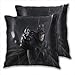 anzonto Lot de 2 housses de coussin décoratives Novo Batman pour canapé, lit, chaise, 40 x 40 cm