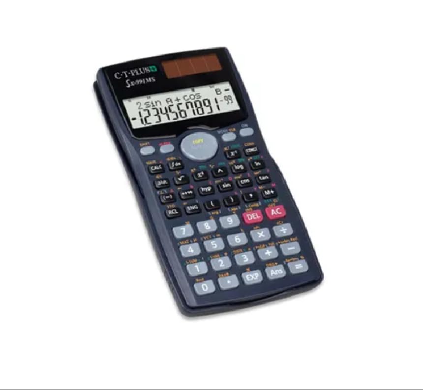 CITIPLUS Sx-991MS Scientific Calculator, 401 Functions, Matrix Vector Calculations, STAT-Data, Dual Power Solar and Battery, ANS Function, with Hard Case, Blue-picture-25