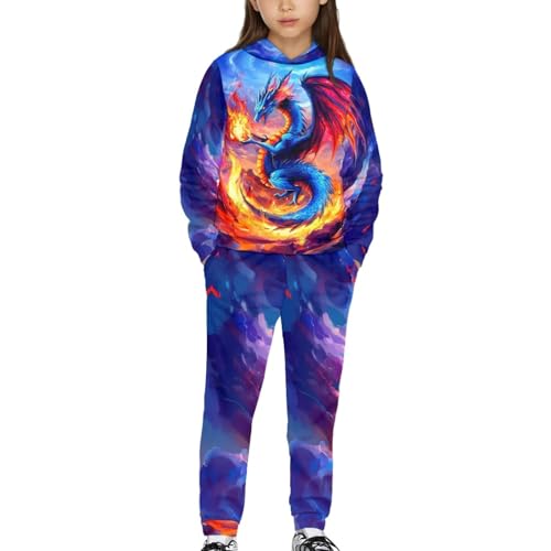 HUIACONG Kids Children Sweat Suit Boys Sweat Set Girls Sweatsuits