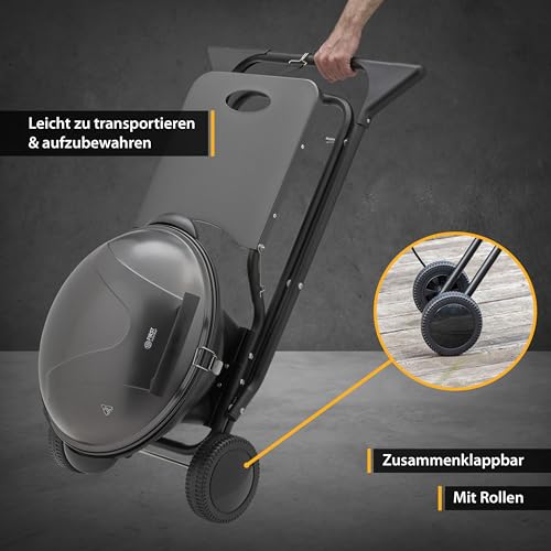 Standgrill TZS First Austria 2in1 Elektrogrill mit klappbarem Design