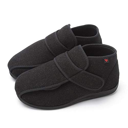 Pantoufle arthrite œdème et chaussure pour œdèmes diabétiques larges réglable
